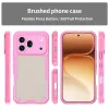 Phonesta Shockproof Armor Back Cover Hülle für HONOR 600 Pro - Rosa 1