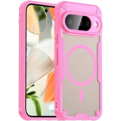Phonesta Shockproof Armor Back Cover Hülle mit MagSafe für Google Pixel 10 - Rosa