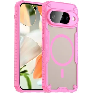 Phonesta Shockproof Armor Back Cover Hülle mit MagSafe für Google Pixel 10 - Rosa