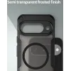 Phonesta Shockproof Armor Back Cover Hülle mit MagSafe für Google Pixel 10 - Schwarz 5