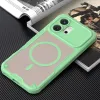 Phonesta Shockproof Armor Back Cover Hülle mit MagSafe für HONOR 600 - Grün 6