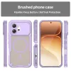 Phonesta Shockproof Armor Back Cover Hülle mit MagSafe für HONOR 600 - Lila 1