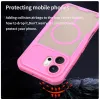 Phonesta Shockproof Armor Back Cover Hülle mit MagSafe für HONOR 600 - Rosa 3