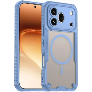 Phonesta Shockproof Armor Back Cover Hülle mit MagSafe für HONOR 600 Pro - Blau