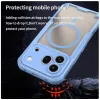 Phonesta Shockproof Armor Back Cover Hülle mit MagSafe für HONOR 600 Pro - Blau 3