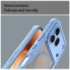 Phonesta Shockproof Armor Back Cover Hülle mit MagSafe für HONOR 600 Pro - Blau 5