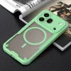 Phonesta Shockproof Armor Back Cover Hülle mit MagSafe für HONOR 600 Pro - Grün 6