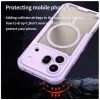 Phonesta Shockproof Armor Back Cover Hülle mit MagSafe für HONOR 600 Pro - Lila 3