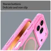 Phonesta Shockproof Armor Back Cover Hülle mit MagSafe für HONOR 600 Pro - Rosa 5