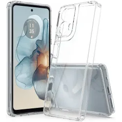 Phonesta Scratchproof Back Cover Hülle für Motorola Moto G04 / G04s / G24 / G24 Power / E14 - Transparent