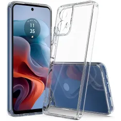 Phonesta Scratchproof Back Cover Hülle für Motorola Moto G45 / Moto G34 - Transparent