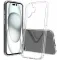 Phonesta Scratchproof Back Cover Hülle für Apple iPhone 16 Plus - Transparent