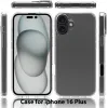 Phonesta Scratchproof Back Cover Hülle für Apple iPhone 16 Plus - Transparent 2