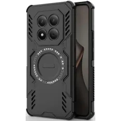 Phonesta Shield Armor Back Cover Hülle mit MagSafe für Xiaomi Redmi Note 15 Pro 4G - Schwarz