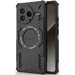 Phonesta Shield Armor Back Cover Hülle mit MagSafe für Xiaomi Poco F7 Pro - Schwarz