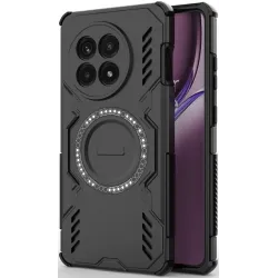 Phonesta Shield Armor Back Cover Hülle mit MagSafe für OnePlus 13R - Schwarz