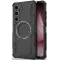 Phonesta Shield Armor Back Cover Hülle mit MagSafe für Samsung Galaxy S24 FE - Schwarz