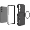 Phonesta Shield Armor Back Cover Hülle mit MagSafe für Samsung Galaxy S24 FE - Schwarz 5