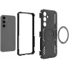 Phonesta Shield Armor Back Cover Hülle mit MagSafe für Samsung Galaxy S25 Plus/S24 Plus - Schwarz 5