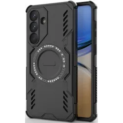 Phonesta Shield Armor Back Cover Hülle mit MagSafe für Samsung Galaxy S26 Plus - Schwarz