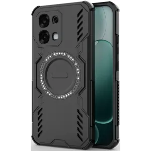 Phonesta Shield Armor Back Cover Hülle mit MagSafe für Oppo A6 Pro - Schwarz