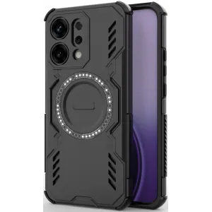 Phonesta Shield Armor Back Cover Hülle mit MagSafe für Oppo Reno14 - Schwarz