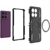 Phonesta Shield Armor Back Cover Hülle mit MagSafe für Motorola Edge 60 Pro - Schwarz 5