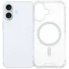Phonesta Shockproof MagSafe Back Cover Hülle für Apple iPhone 16 - Transparent