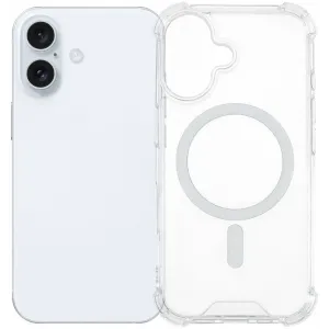 Phonesta Shockproof MagSafe Back Cover Hülle für Apple iPhone 16 - Transparent