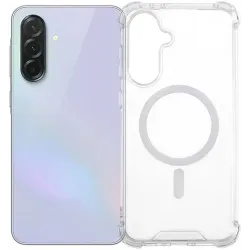 Phonesta Shockproof MagSafe Back Cover Hülle für Samsung Galaxy A36 - Transparent
