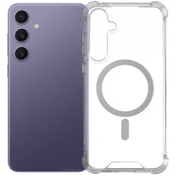 Phonesta Shockproof MagSafe Back Cover Hülle für Samsung Galaxy S25 Plus/S24 Plus - Transparent
