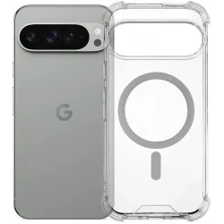 Phonesta Shockproof MagSafe Back Cover Hülle für Google Pixel 9 Pro XL - Transparent