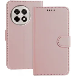 Phonesta Smooth Skin Book Wallet Klapphülle für OnePlus 13R - Roségold