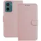 Phonesta Smooth Skin Book Wallet Klapphülle für Motorola Moto G05 / Moto E15 - Roségold