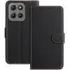 Phonesta Smooth Skin Book Wallet Klapphülle für Motorola Moto G17/G17 Power/G15/G15 Power - Schwarz