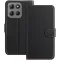 Phonesta Smooth Skin Book Wallet Klapphülle für Motorola Moto G17/G17 Power/G15/G15 Power - Schwarz