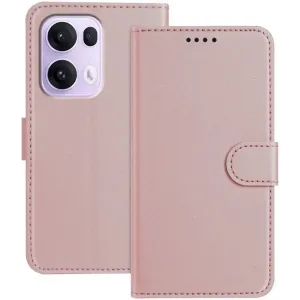 Phonesta Smooth Skin Book Wallet Klapphülle für Oppo Reno13 Pro - Roségold