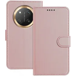 Phonesta Smooth Skin Book Wallet Klapphülle für HONOR Magic7 Lite - Roségold