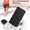 Phonesta Smooth Skin Book Wallet Klapphülle für HONOR Magic7 Lite - Schwarz 3