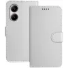 Phonesta Smooth Skin Book Wallet Klapphülle für Xiaomi Poco X7 Pro - Silber
