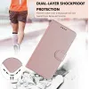 Phonesta Smooth Skin Book Wallet Klapphülle für Xiaomi Redmi Note 14 5G / Xiaomi Poco M7 Pro - Roségold 3