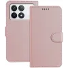Phonesta Smooth Skin Book Wallet Klapphülle für Xiaomi 14T - Roségold