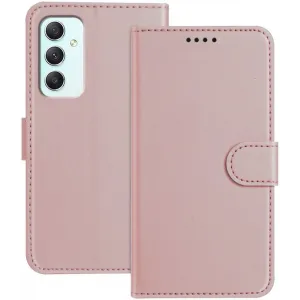 Phonesta Smooth Skin Book Wallet Klapphülle für Samsung Galaxy A35 - Roségold