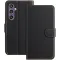 Phonesta Smooth Skin Book Wallet Klapphülle für Samsung Galaxy S23 FE - Schwarz