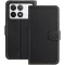 Phonesta Smooth Skin Book Wallet Klapphülle für Xiaomi 14T Pro - Schwarz
