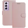 Phonesta Smooth Skin Book Wallet Klapphülle für Oppo Reno12 Pro - Roségold