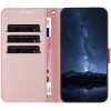 Phonesta Smooth Skin Book Wallet Klapphülle für Oppo Reno12 Pro - Roségold 6