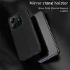 Phonesta Smart Mirror View Book Klapphülle für Xiaomi Redmi Note 14 5G - Silber 1
