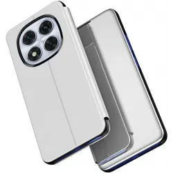 Phonesta Smart Mirror View Book Klapphülle für Xiaomi Redmi Note 14 Pro 5G / Xiaomi Poco X7 - Silber