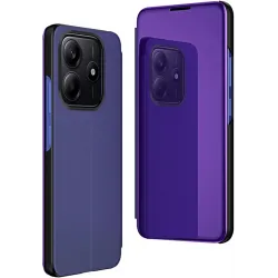Phonesta Smart Mirror View Book Klapphülle für Xiaomi Redmi Note 14 4G 164.8mm - Indigo